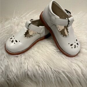 Floral White Kids Shoes